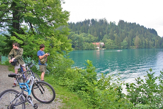 Bled, 2011 -bicajjal a tó körül