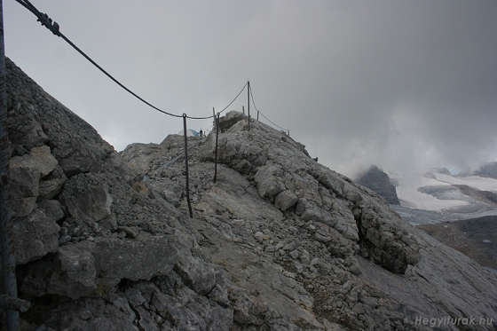 Dachstein, 2011 -Irg Klettersteig végénél