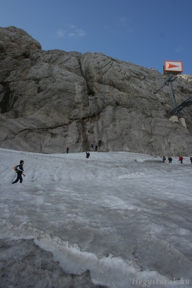 Dachstein, 2011 -Keresztül a gleccseren