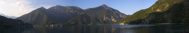 Lago di Ledro -A lemenő nap fényében